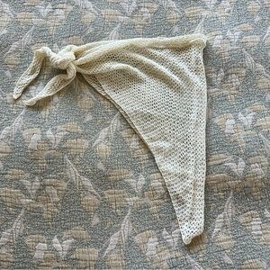 Cream Crochet Sarong